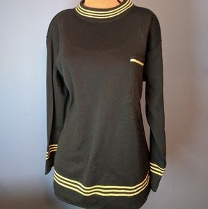 Joyce 90's vintage style long black sweater